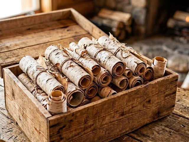 Береста для растопки, короб в Звенигороде