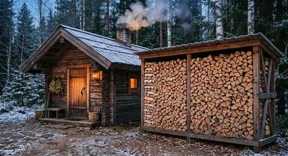 Укладка дров в Звенигороде, проезд Тепличная, 46